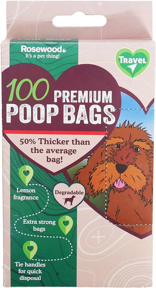 ROSEWOOD PREMIUM POOP BAGS X 100