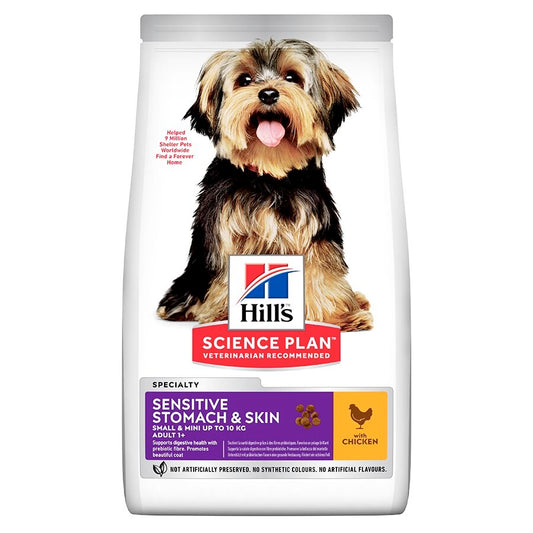 HILL'S SP - SENSITIVE STOMACH & SKIN - SMALL/ MINI - 1.5KG