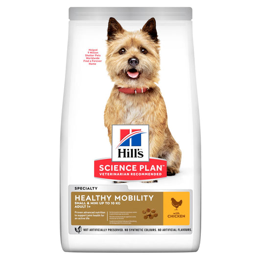 HILL'S SP HEALTHY MOBILITY - ADULT - SM/MINI (<10KG) - CHICKEN - 1,5KG