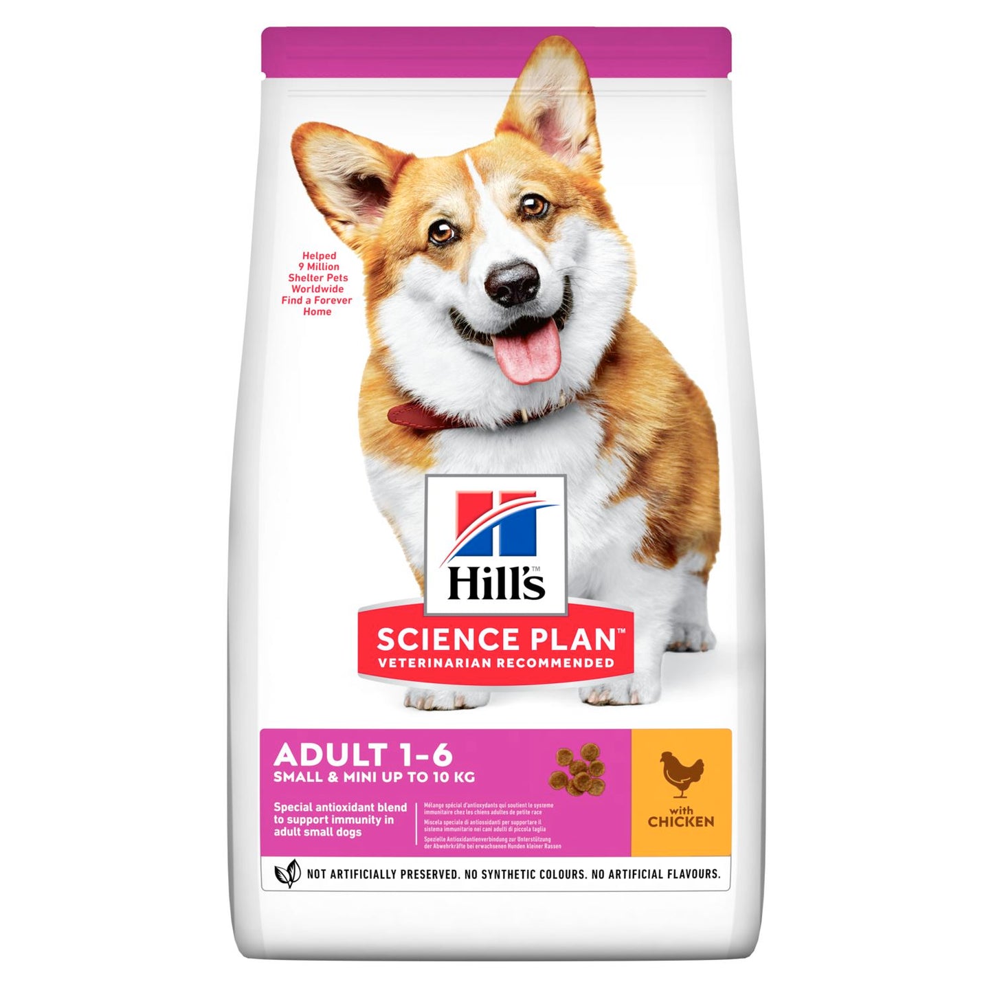 HILL'S SP - STD ADULT - SM/MINI (<10KG) - CHICKEN - 3KG